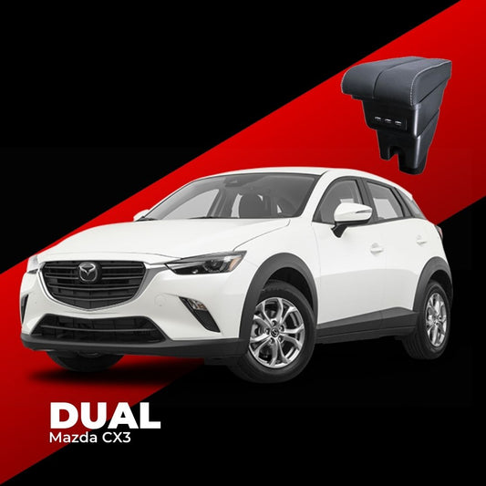 Consola Apoyabrazos - Mazda CX3 Skyactive con Usb (2016 -2022)- Dual