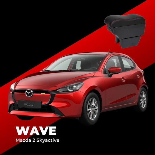 Consola Apoyabrazos - Mazda 2 Skyactive con Usb (2016 -2026) - Wave
