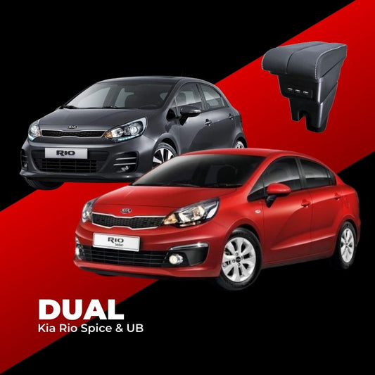 Consola Apoyabrazos - Kia Rio Spice & UB (2012 - 2017) - Dual