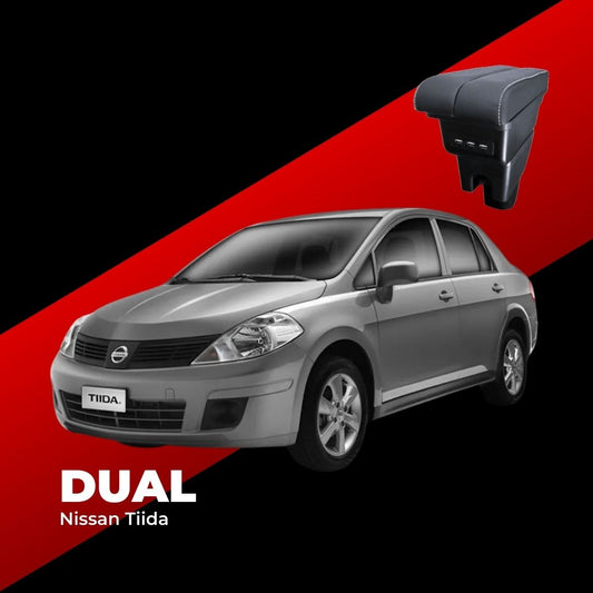 Consola Apoyabrazos - Nissan Tiida (2008 -2016)- Dual