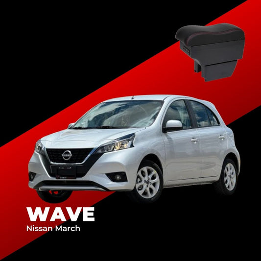 Consola Apoyabrazos - Nissan March (2012 -2026) - Wave