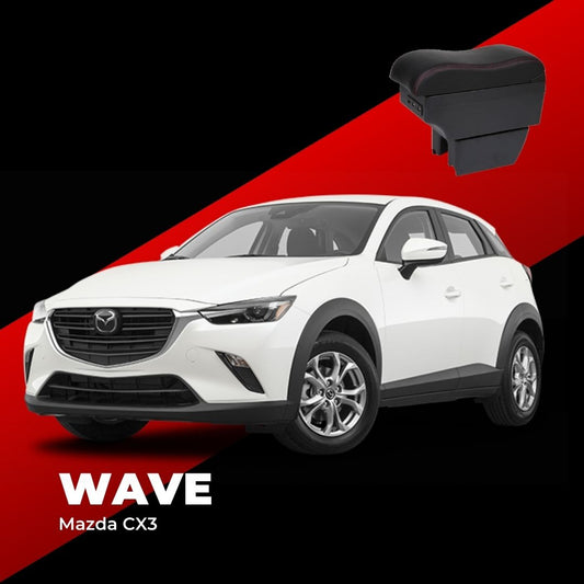 Consola Apoyabrazos - Mazda CX3 Skyactive con Usb (2016 -2022)- Wave