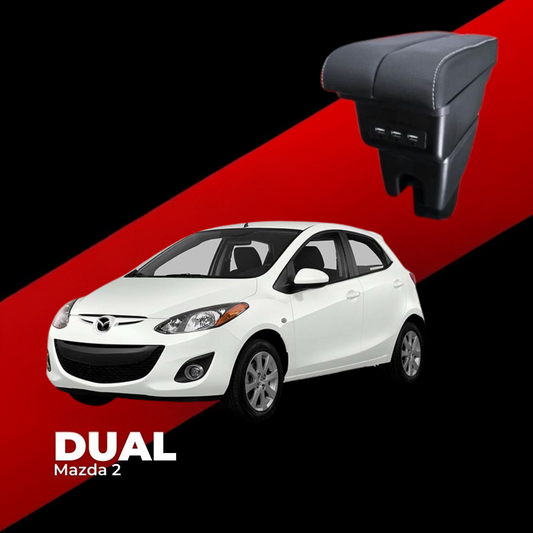 Consola Apoyabrazos - Mazda 2 (2008 - 2015) - Dual