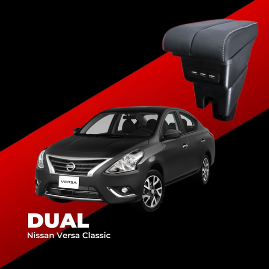 Consola Apoyabrazos - Nissan Versa Classic (2012 - 2022) - Dual