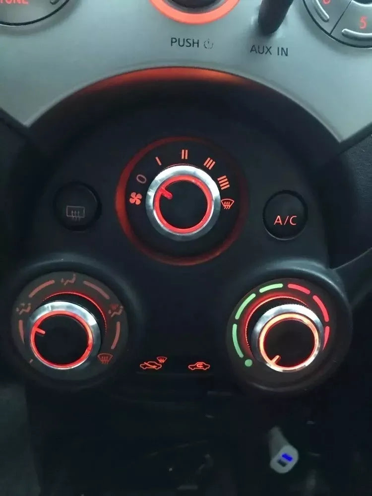 Perillas de Aire Acondicionado - Nissan March (2011 - 2022) - Alta Calidad