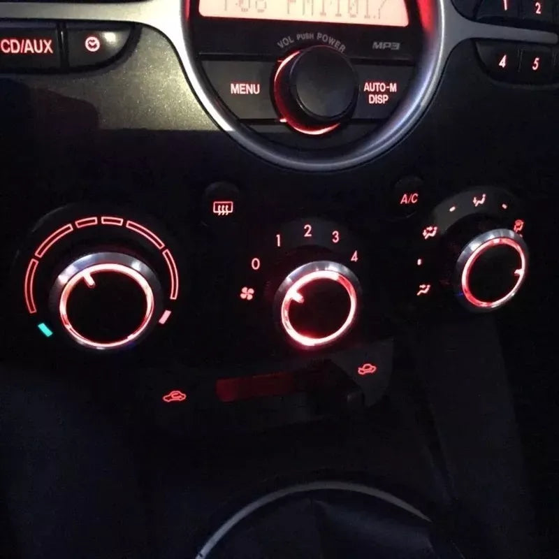 Perillas de Aire Acondicionado -  Mazda 2 (2008 - 2015) - Alta Calidad