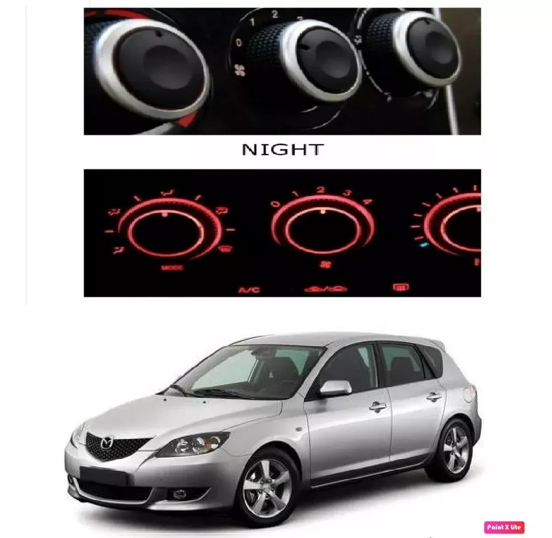 Perillas de Aire Acondicionado - Mazda 3  (2005 - 2010) - Alta Calidad