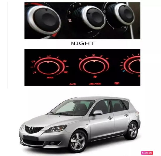 Perillas de Aire Acondicionado - Mazda 3  (2005 - 2010) - Alta Calidad