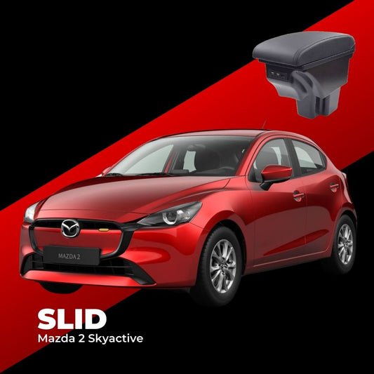 Consola Apoyabrazos - Mazda 2 Skyactive con Usb (2016 -2026) - Slid