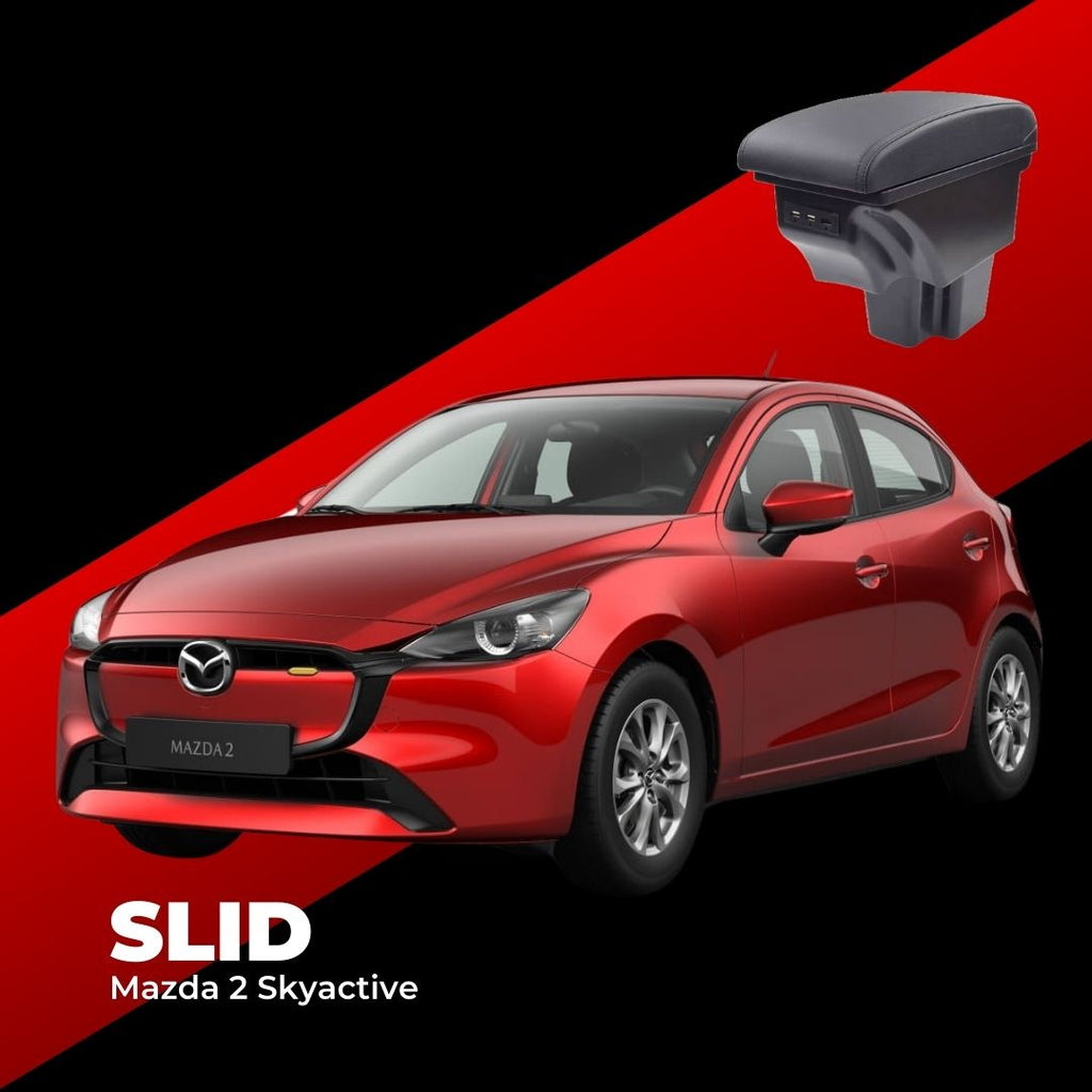 Consola Apoyabrazos - Mazda 2 Skyactive con Usb (2016 -2026) - Slid