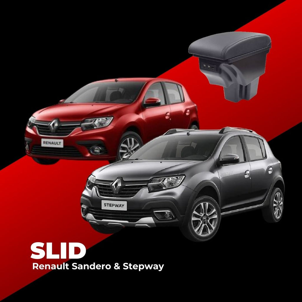 Consola Apoyabrazos - Renault - Sandero - Stepway - Logan (2012-2024) - Slid