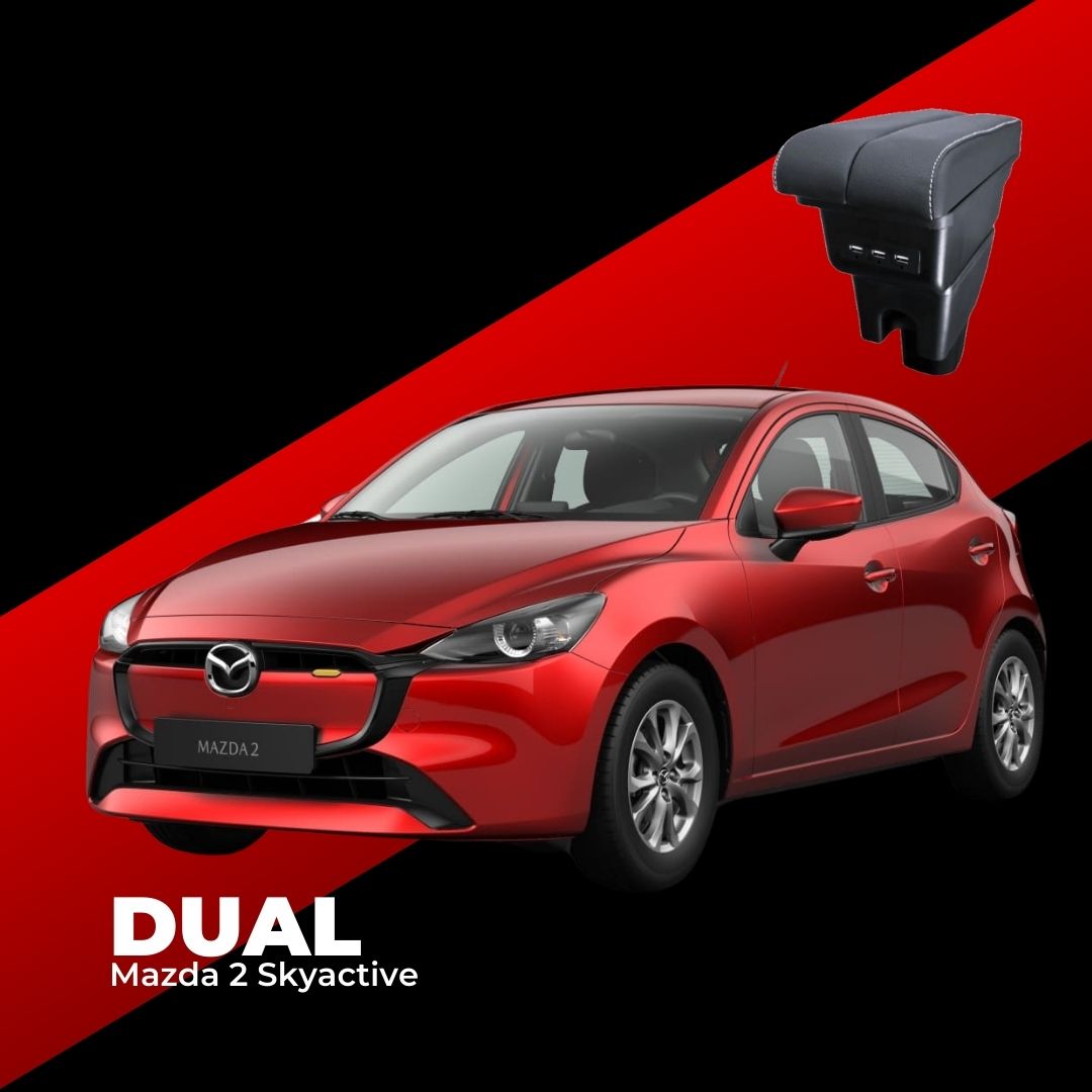 Consola Apoyabrazos - Mazda 2 Skyactive con Usb (2016 -2026)- Dual