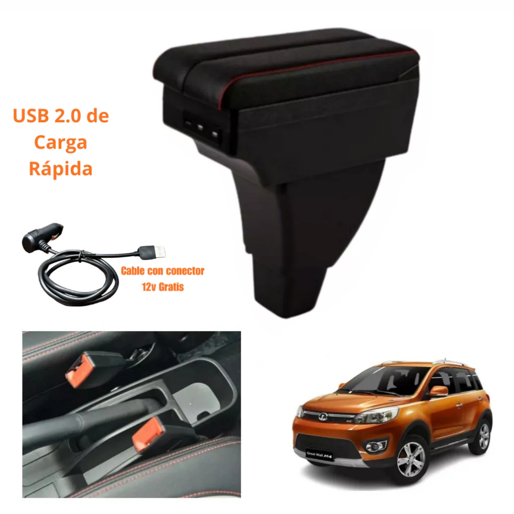 Consola Apoyabrazos - Great Wall M4 (2014 - 2024) - Dual M