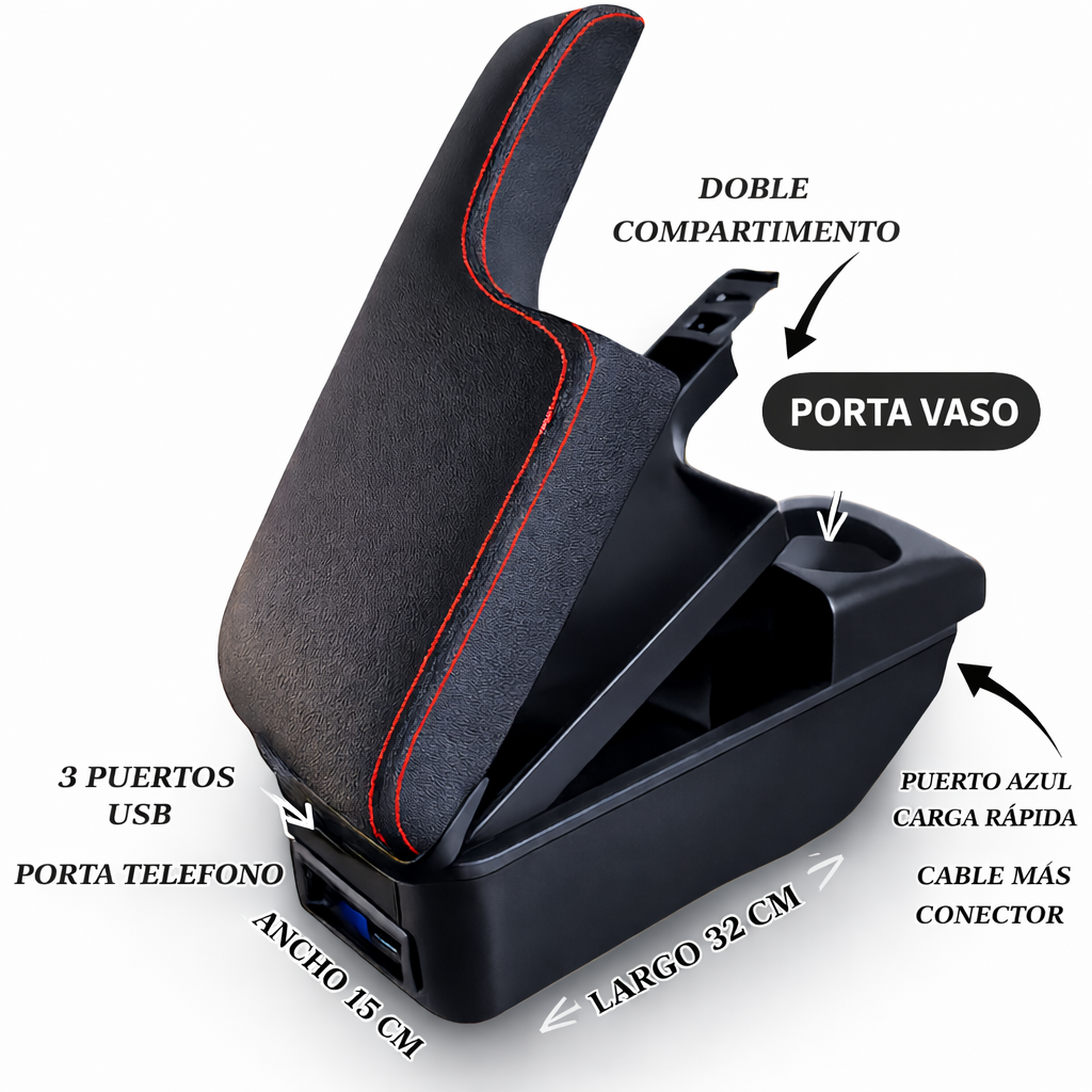 Consola Apoyabrazos KIA RIO SPICE  (2012-2017) - ROYAL