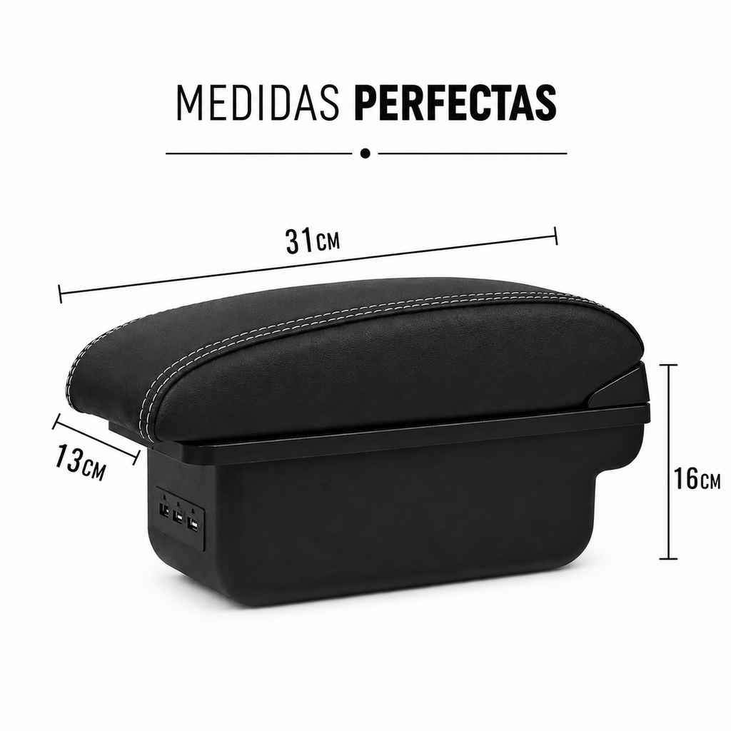 Consola Apoyabrazos - Mazda 2 Skyactive con Usb (2016 -2026) - Slid