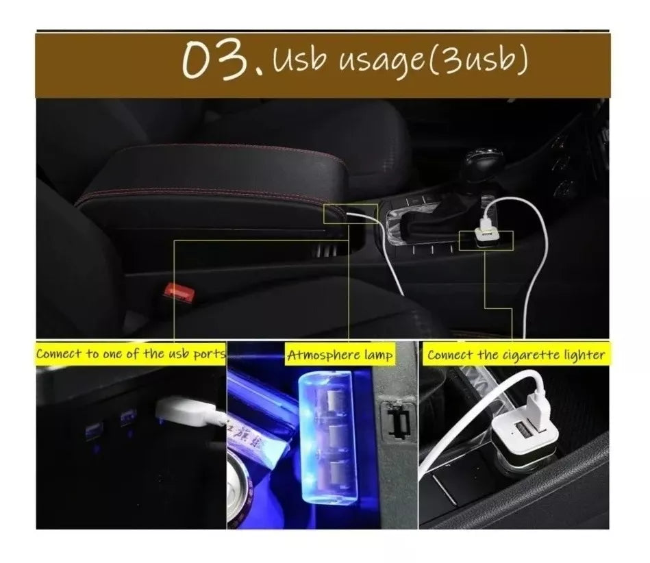 Consola Apoyabrazos - Kia Soul con Usb (2015 -2024) - Whole