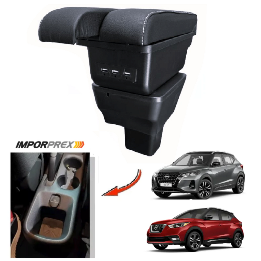 Consola Apoyabrazos - Nissan Kicks (2017 -2024) - Dual