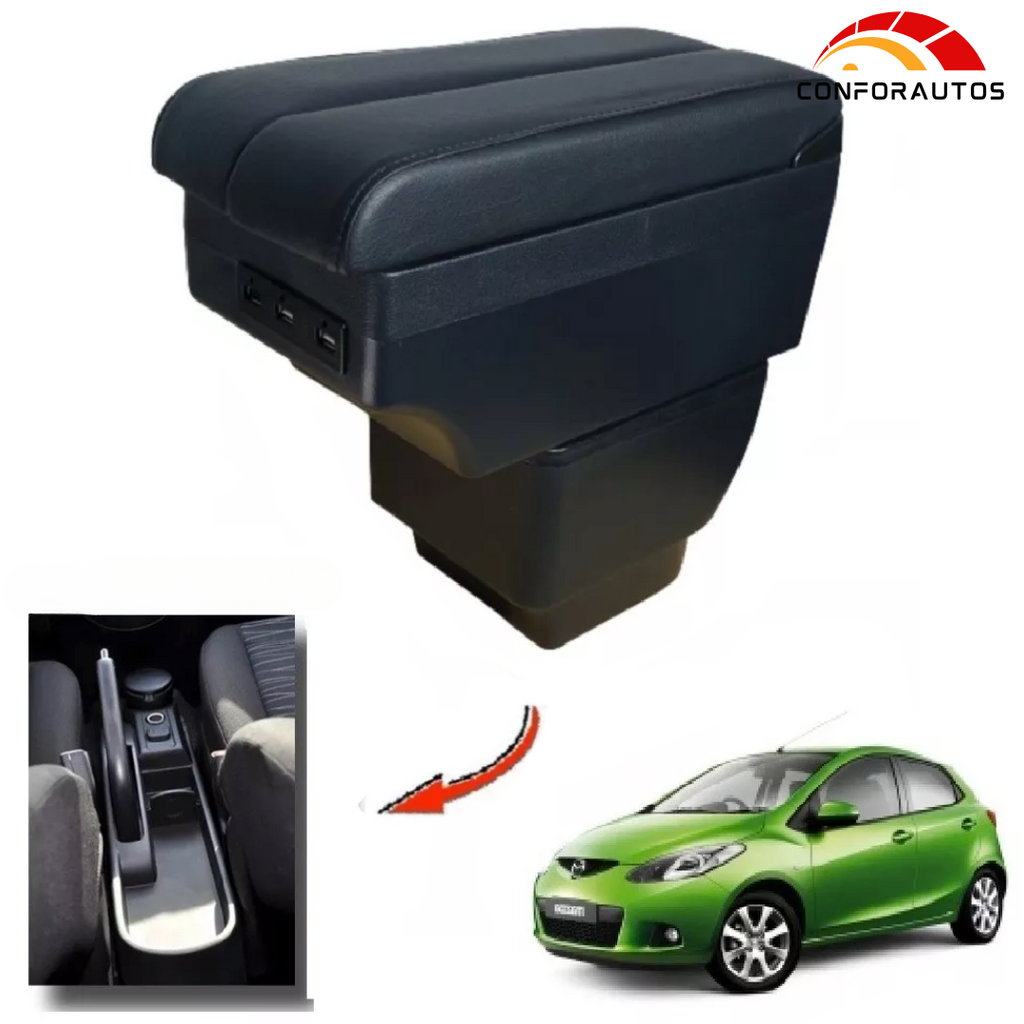 Consola Apoyabrazos - Mazda 2 (2008 - 2015) - Dual