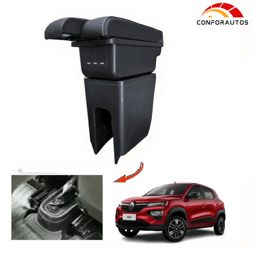 Consola Apoyabrazos - Renault kwid (2019 - 2024) - Dual