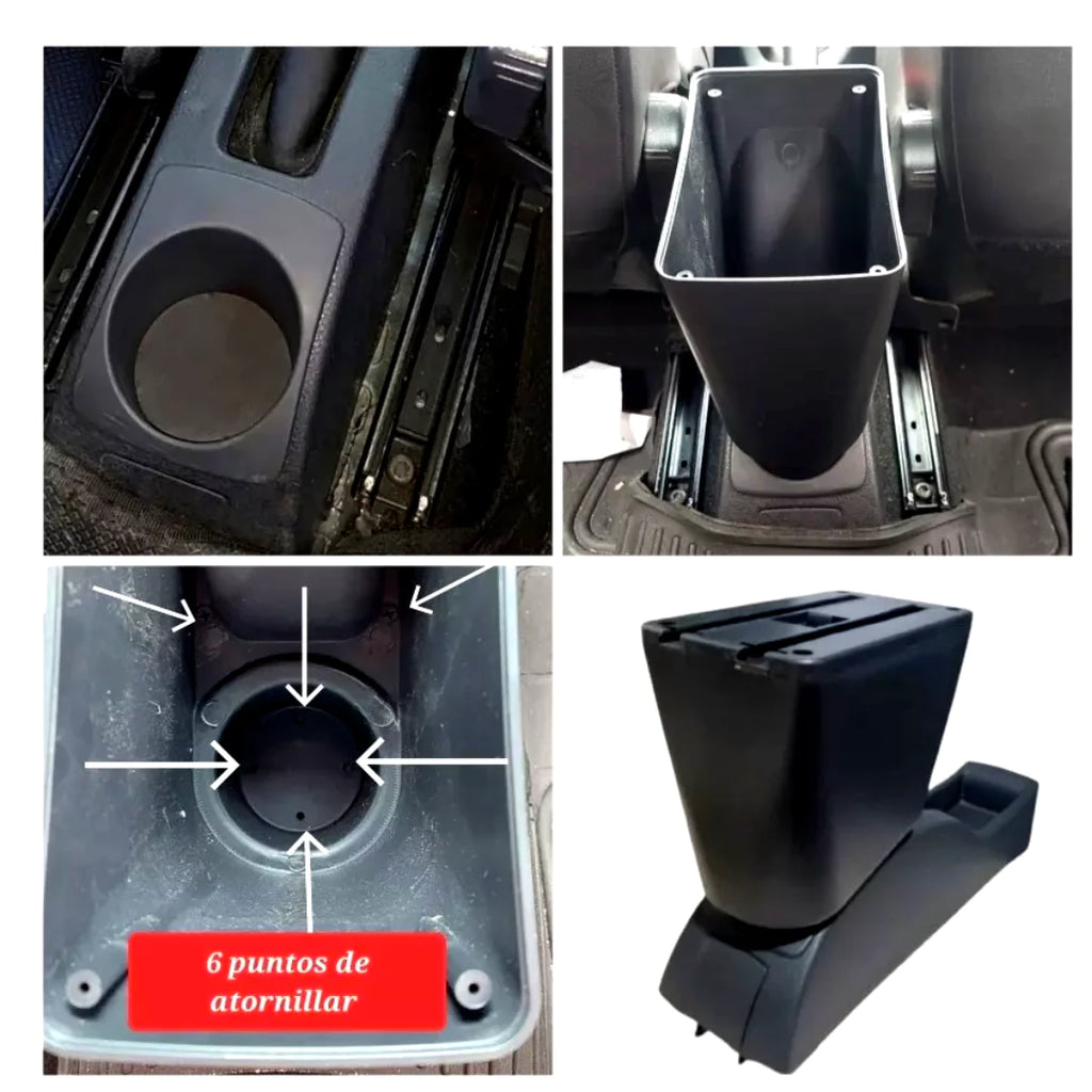Consola Apoyabrazos - Renault - Sandero - Stepway - Logan (2012-2024) - Dual