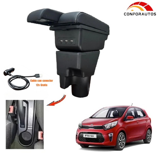 Consola Apoyabrazos - Kia New Picanto (2018 - 2025) - Dual