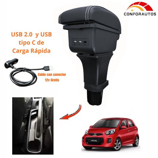 Consola Apoyabrazos - Kia Picanto Ion (2012-2017) - Slid