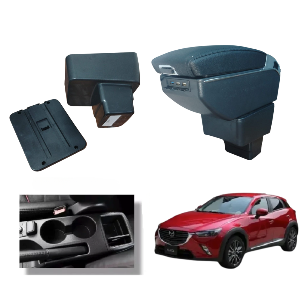 Consola Apoyabrazo - Mazda CX3 Skyactive con Usb (2016 -2022) - Premium