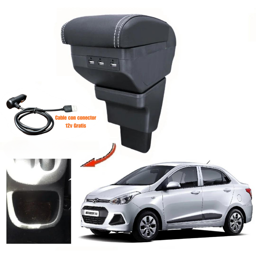 Consola Apoyabrazo  -  Hyundai Grand i10 (2015 - 2023) - Premium