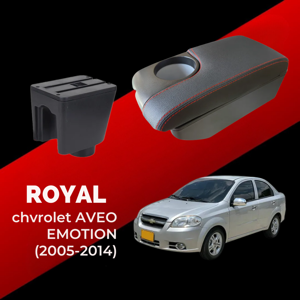 Consola Apoyabrazos - Chevrolet AVEO EMOTION (2005- 2014)- ROYAL