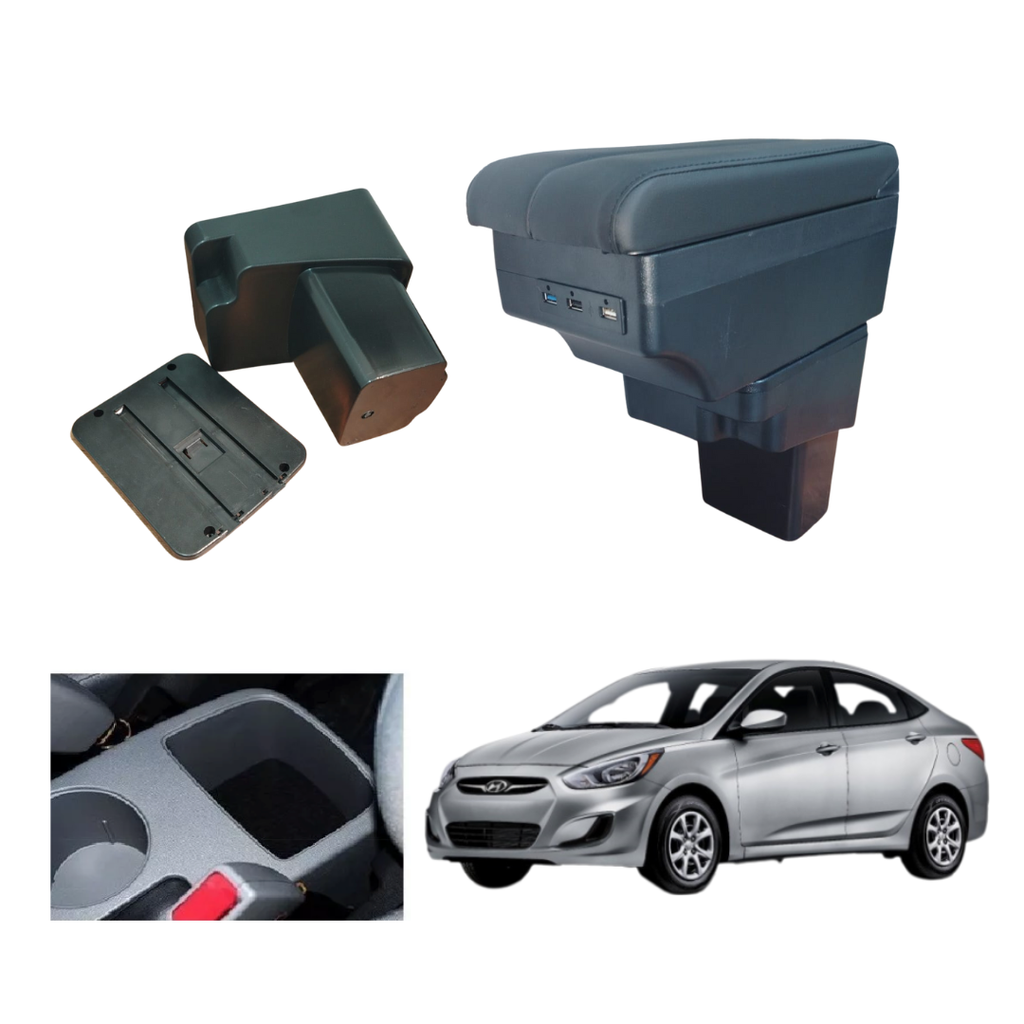 Consola Apoyabrazos - Hyundai i25 (2012- 2020)  - Dual