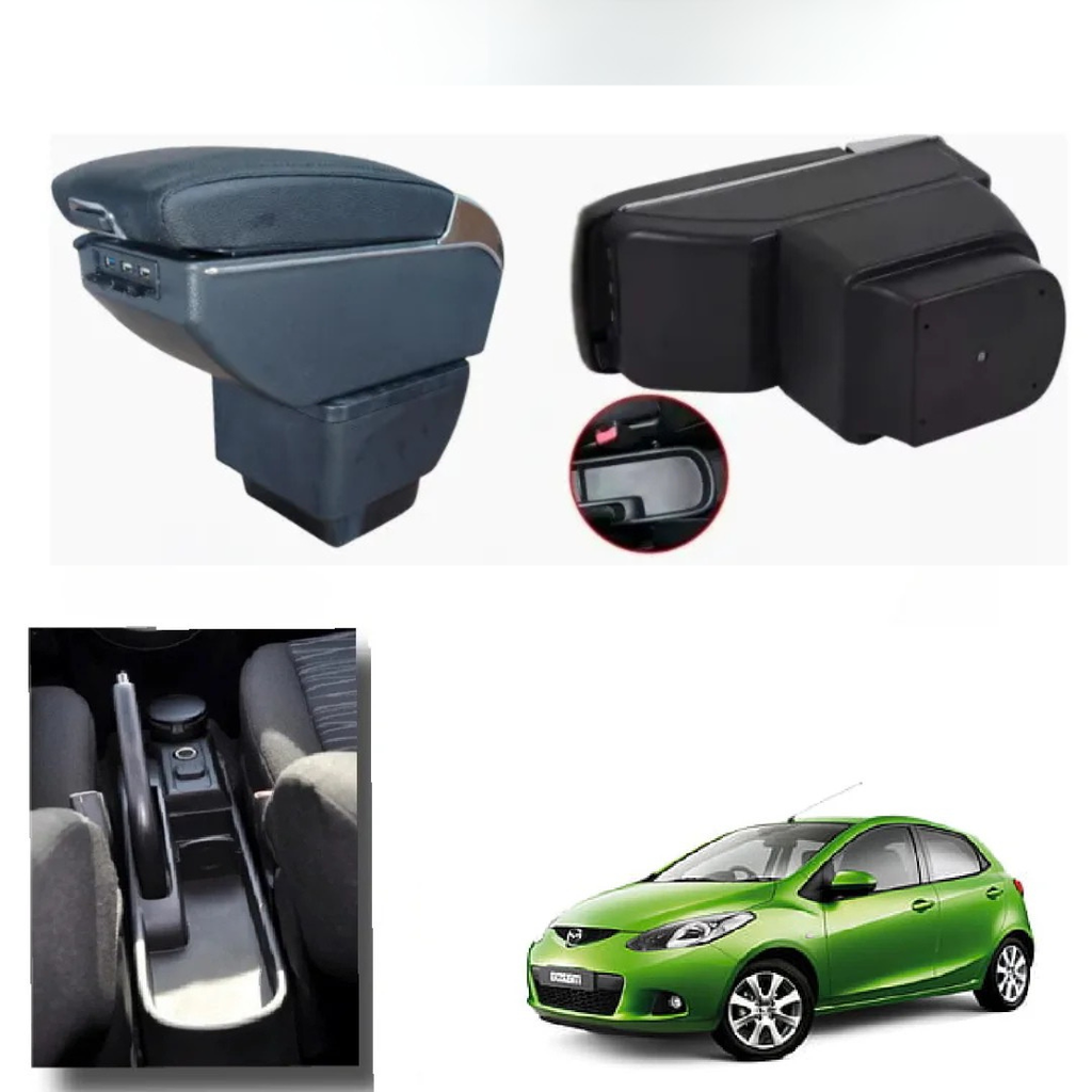 Consola Apoyabrazos - Mazda 2 (2008 - 2015) - Elite
