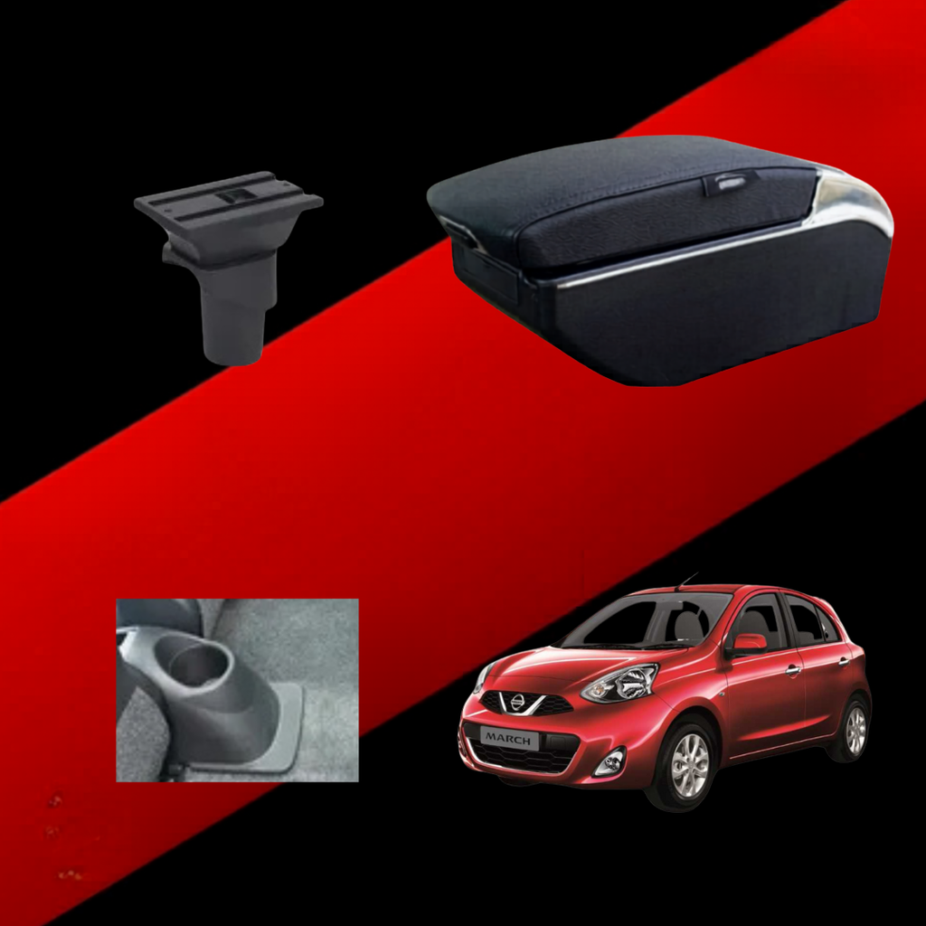 Consola Apoyabrazo - Nissan March (2012 -2026) - Elite