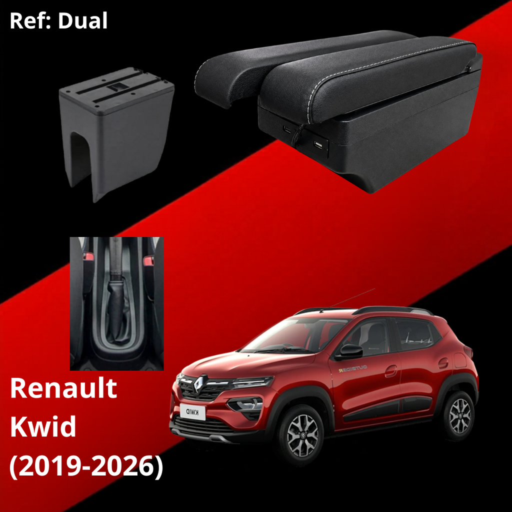Consola Apoyabrazos - Renault kwid (2019 - 2026) - Dual