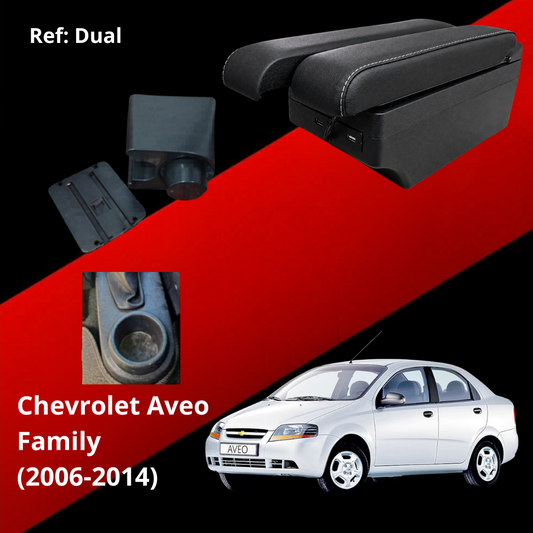 Consola Apoyabrazos -  Chevrolet Aveo Family (2006-2014)- Dual
