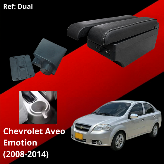 Consola Apoyabrazos -  Chevrolet Aveo emotion (2008 - 2014)- Dual