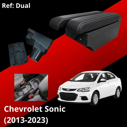 Consola Apoyabrazos - Chevrolet Sonic (2013 - 2023) - Dual