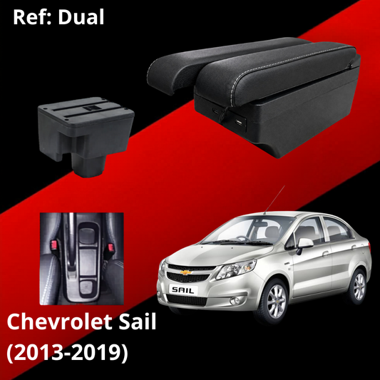 Consola Apoyabrazos - Chevrolet Sail (2013 - 2019) - Dual