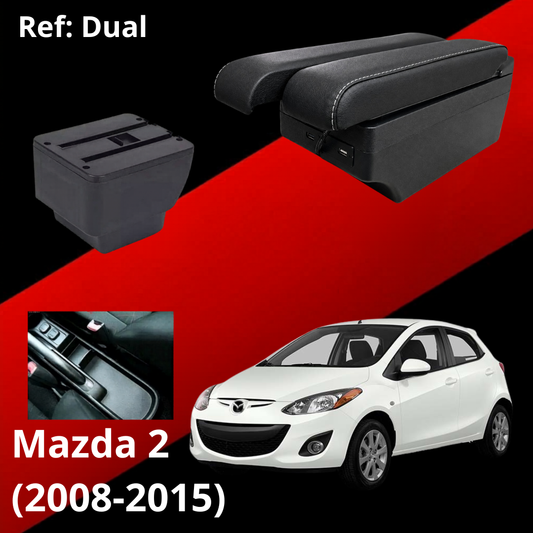 Consola Apoyabrazos - Mazda 2 (2008 - 2015) - Dual