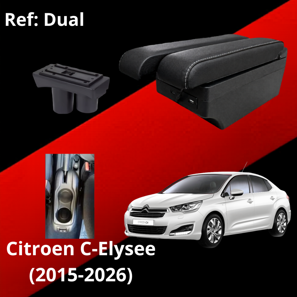Consola Apoyabrazos - Citroen C- Elysee (2015 - 2026) - Dual