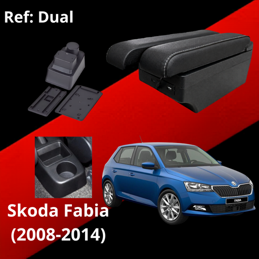 Consola Apoyabrazos - Skoda Fabia (2008 - 2014) - Dual