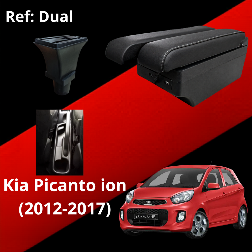 Consola Apoyabrazos - Kia Picanto Ion (2012-2017) - Dual