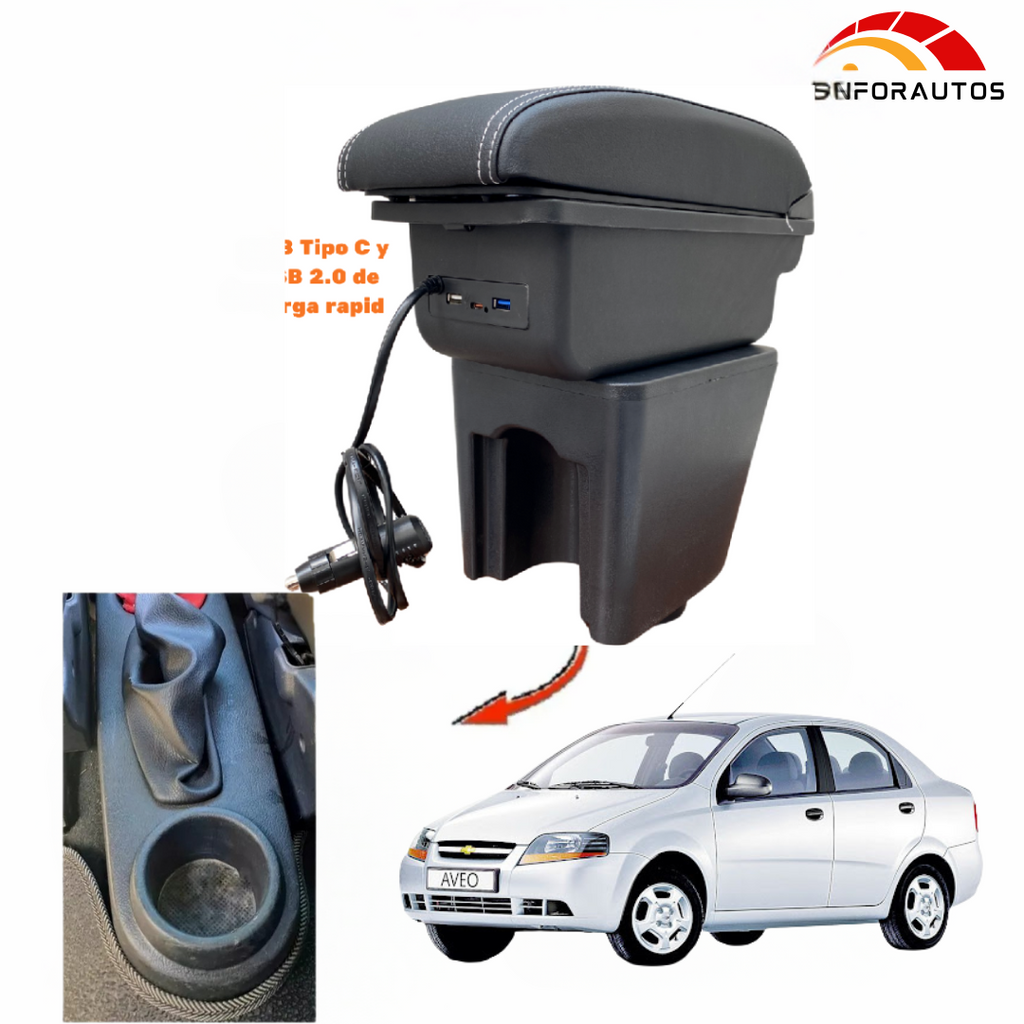 Consola Apoyabrazos - Chevrolet Aveo Sedan & Family (2006 - 2014) - Slid