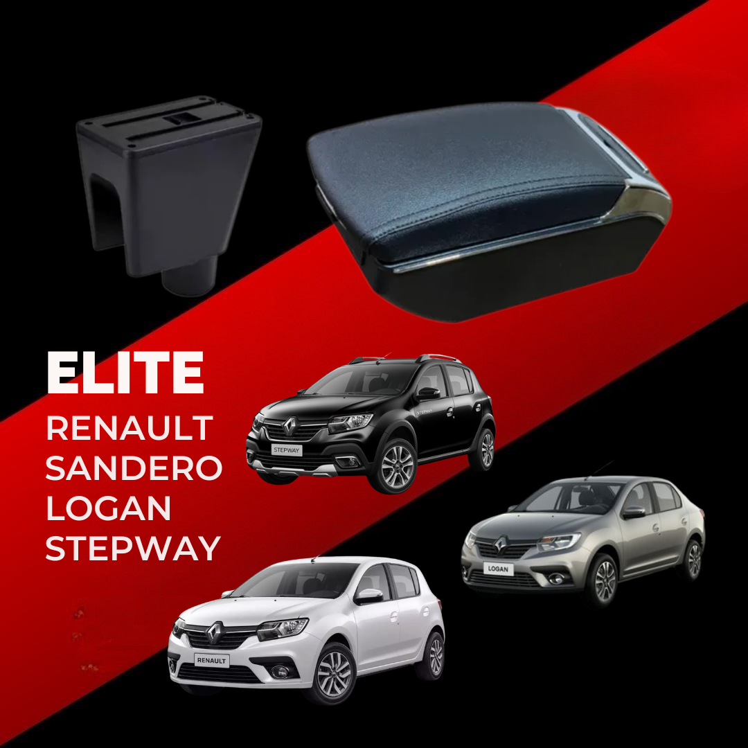 Consola Apoyabrazos - RENAULT SANDERO, LOGAN, STEPWAY - (2006-2027) - Elite