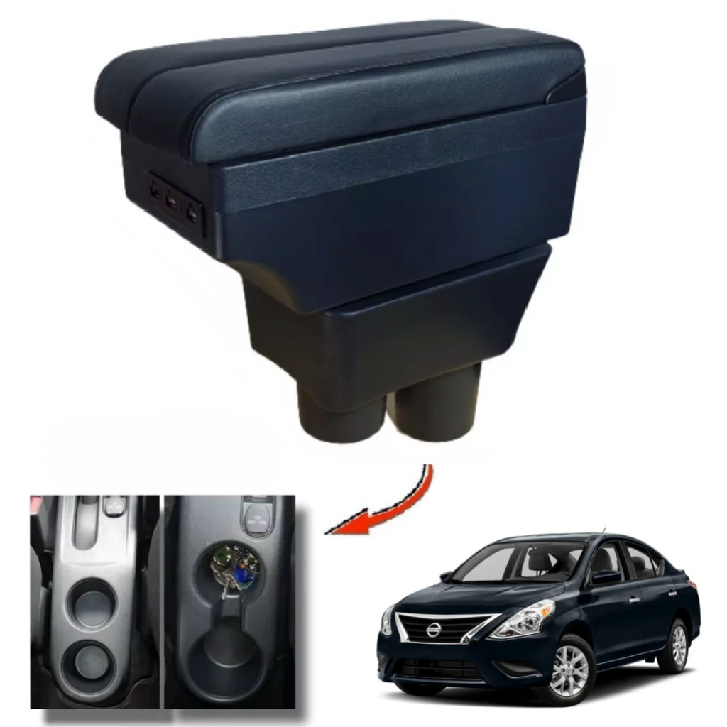 Consola Apoyabrazos - Nissan Versa Classic (2012 - 2022) - Dual