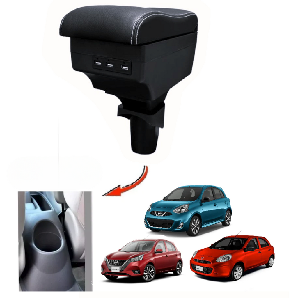 Consola Apoyabrazos - Nissan March (2012 -2026) - Wave