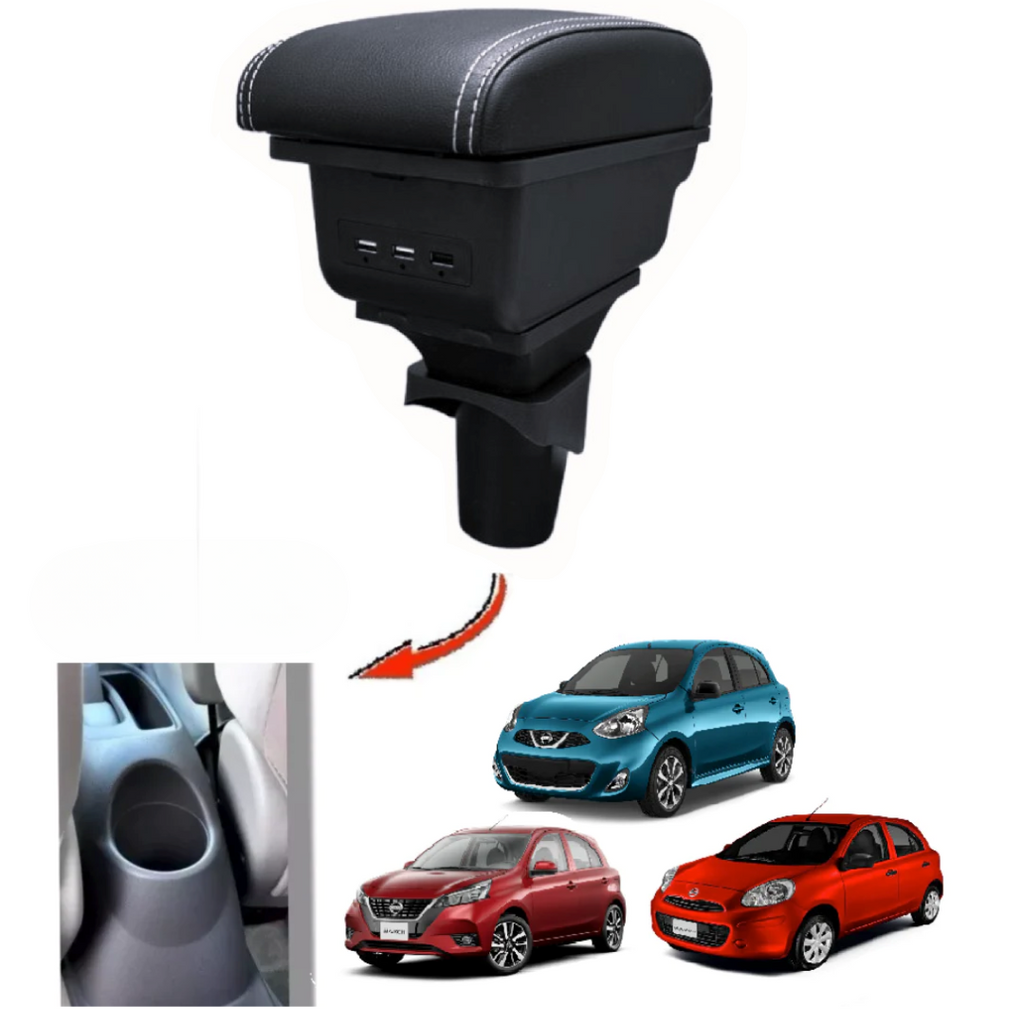 Consola Apoyabrazos - Nissan March (2012 -2026) - Slid
