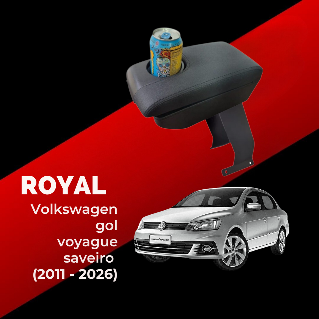 Consola Apoyabrazos - Volkswagen Voyage , Saveiro  & Gol (2002 - 2026) - ROYAL