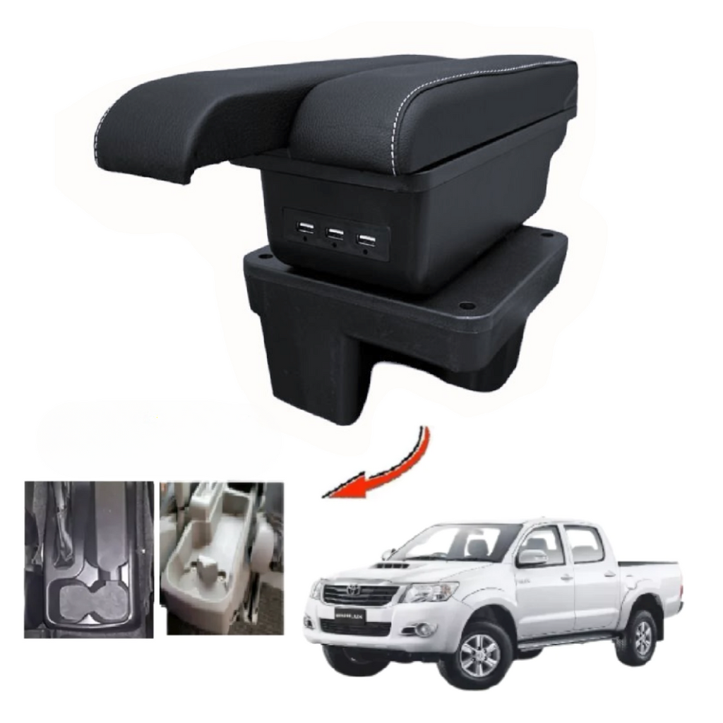 Consola Apoyabrazos - Toyota Hilux (2007 - 2018) - Dual