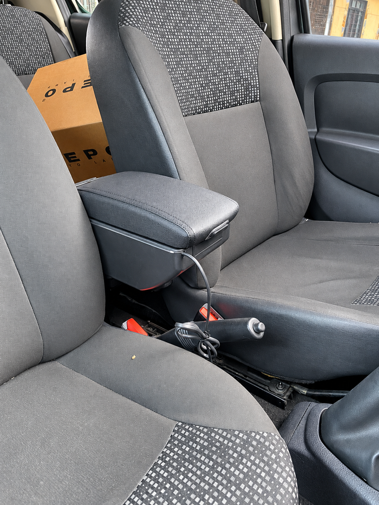 Consola Apoyabrazos - RENAULT SANDERO, LOGAN, STEPWAY - ELITE (Base metálica)