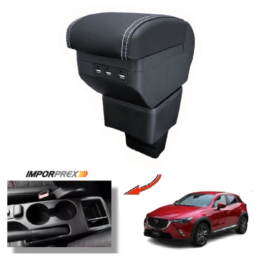 Consola Apoyabrazo - Mazda CX3 Skyactive con Usb (2016 -2022) - Premium